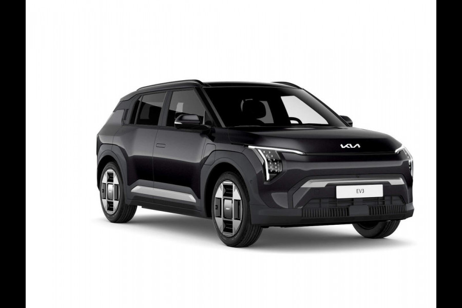 Kia EV3 Plus Advanced 81.4 kWh | Levering Juni | 600km Rijbereik | Navi | 19" | Adapt. Cruise | Clima | Schuif/Kanteldak | Stoel&Stuurverw. | Priv Glass | BSM | Harman Kardon | Private Lease € 616,- Actie !