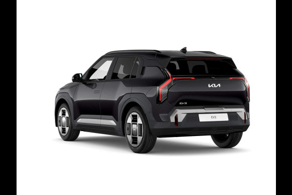 Kia EV3 Plus Advanced 81.4 kWh | Levering Juni | 600km Rijbereik | Navi | 19" | Adapt. Cruise | Clima | Schuif/Kanteldak | Stoel&Stuurverw. | Priv Glass | BSM | Harman Kardon | Private Lease € 616,- Actie !