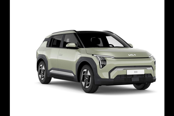 Kia EV3 Plus 81.4 kWh | Levering Juni | 600km Rijbereik | Navi | 17" | Adapt. Cruise | Clima | PDC | Dakrails | Stoel&Stuurverw. | Priv Glass | BSM | Private Lease € 581,- Actie !