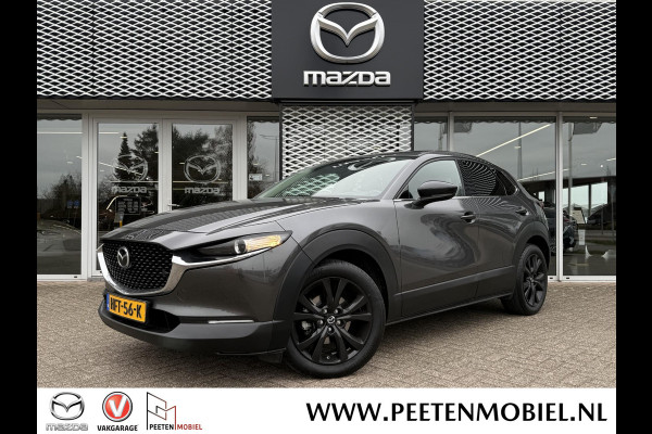 Mazda CX-30 2.0 e-SkyActiv-G M Hybrid Sportive Automaat | GARANTIE TOT 2027! | AFNEEMBARE TREKHAAK | ADAPTIVE CRUISE | ELEKTRISCHE ACHTERKLEP |