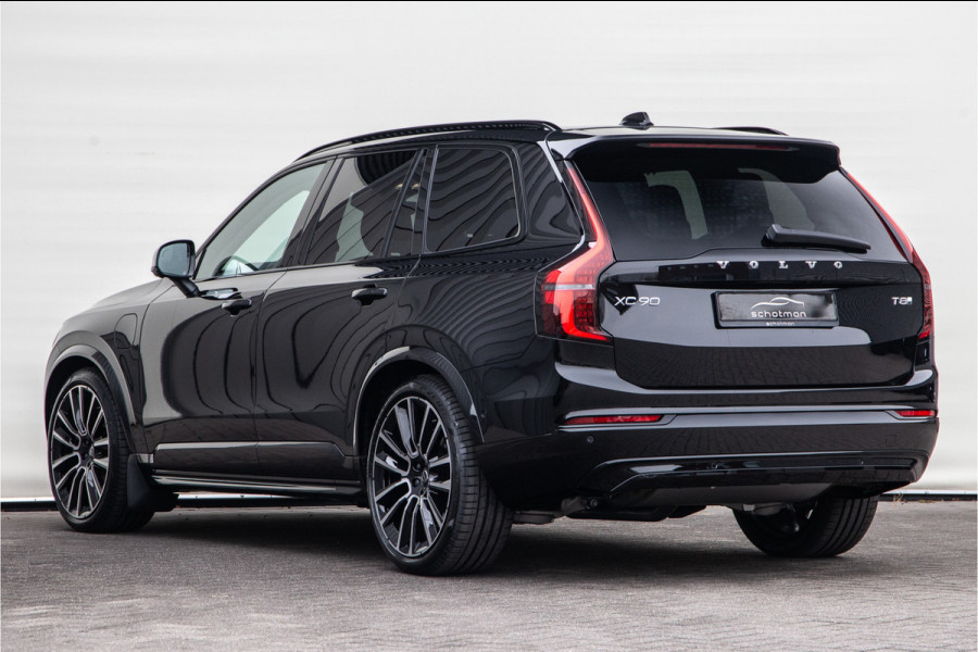 Volvo XC90 2.0 T8 Recharge AWD Ultra Dark, Luchtvering, Trekhaak, Pano, Nieuw model