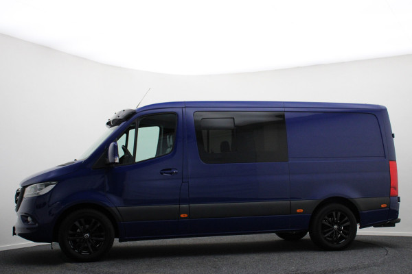 Mercedes-Benz Sprinter 314 CDI Aut. L2H1 DC 6-zits Leer, Camera, Apple Carplay, Standkachel, Cruise, Airco, Trekhaak, 18''