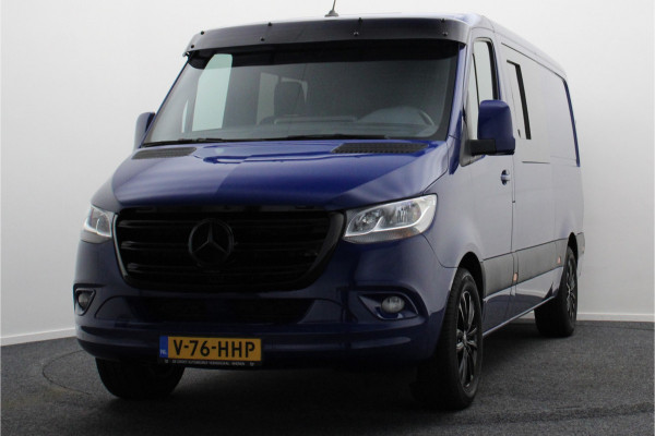 Mercedes-Benz Sprinter 314 CDI Aut. L2H1 DC 6-zits Leer, Camera, Apple Carplay, Standkachel, Cruise, Airco, Trekhaak, 18''