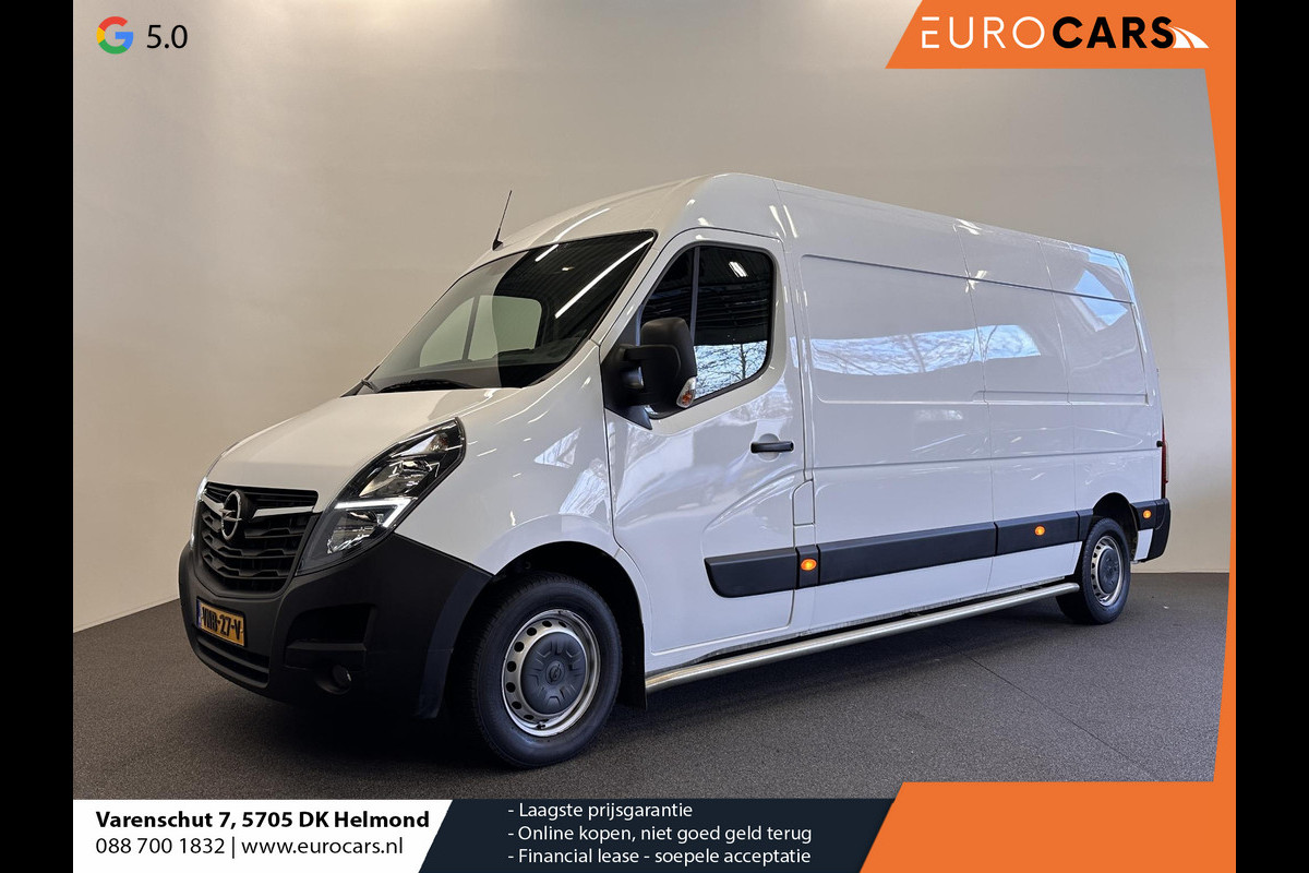 Opel Movano 135pk L3H2 Airco|ECC Navi DAB+ Cruise Control PDC VA+Camera 270 Gr Achterdeuren Sidebars Pushbar 3-Zits Zeer Nette Bus!