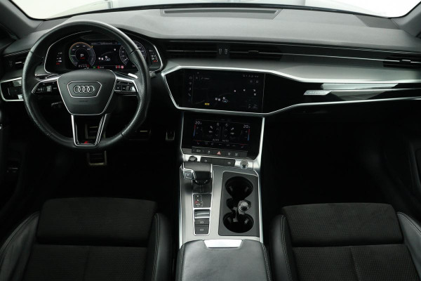 Audi A6 55 TFSIe S Line | 367pk | Trekhaak | Stoel & stuurverwarming | Adaptive cruise | Camera | Matrix LED | Carplay | Sportstoelen | Half leder | Navigatie