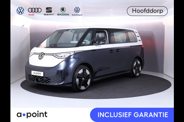 Volkswagen ID. Buzz 1st Max 77kWh 204 pk | Private lease vanaf € 899,- pm | Navigatie | Elektr. trekhaak | Parkeersensoren (Park assist) | Rondomzicht camera | Stoelverwarming | Elektr. schuifdeuren |