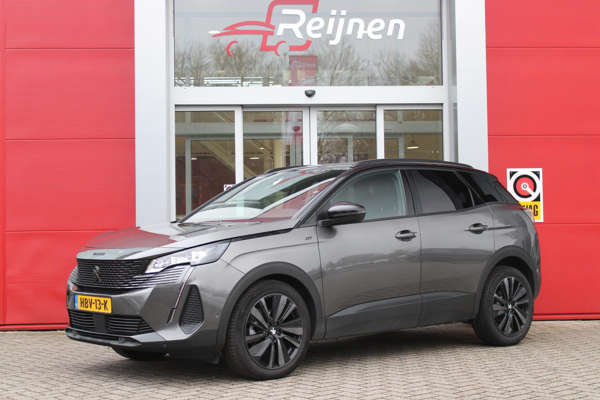 Peugeot 3008 1.2 130PK AUTOMAAT GT PACK BUSINESS | ELEKTRISCH BEDIENBARE ACHTERKLEP | DODEHOEK DETECTIE | STOEL VERWARMING | KEYLESS ENTRY/START | BLACK PACK | CLIMATE CONTROL | APPLE CARPLAY/ANDROID AUTO | FULL LED KOPLAMPEN | ADAPTIVE CRUISE CONTROL | 19" LICHTMETALEN VELGEN | PARKEERSENSOREN VOOR EN ACHTER |