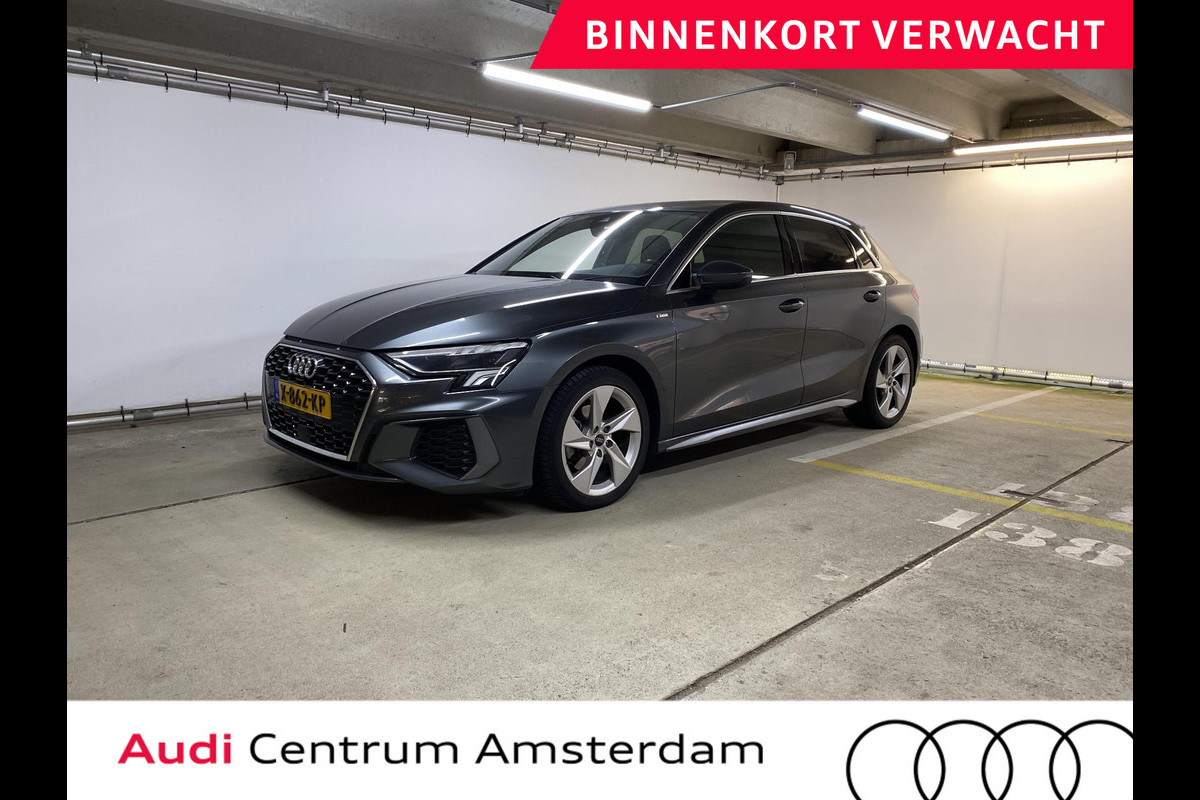 Audi A3 Sportback 30 TFSI S edition 110 pk S-tronic | Verlengde garantie | Navigatie | Parkeersensoren achter | LED koplampen | S-Line |