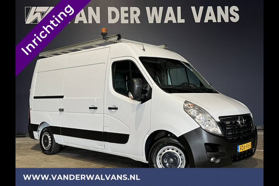 Opel Movano 2.3 CDTI 146pk L2H2 inrichting Euro6 Airco | omvormer | Camera | Navigatie | 2500kg trekhaak cruisecontrol, imperiaal, parkeersensoren, trap, bijrijdersbank