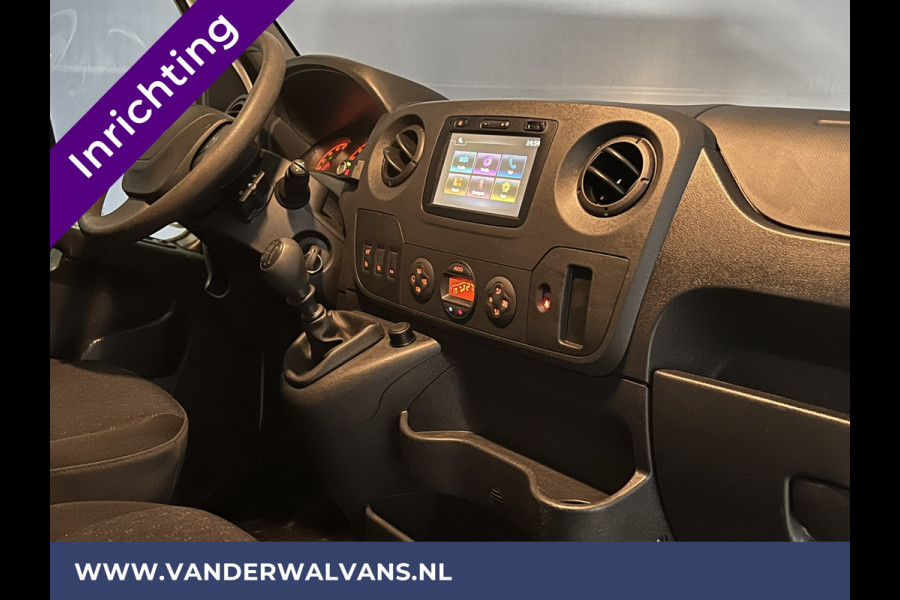 Opel Movano 2.3 CDTI 146pk L2H2 inrichting Euro6 Airco | omvormer | Camera | Navigatie | 2500kg trekhaak cruisecontrol, imperiaal, parkeersensoren, trap, bijrijdersbank