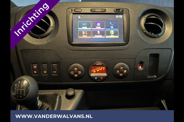 Opel Movano 2.3 CDTI 146pk L2H2 inrichting Euro6 Airco | omvormer | Camera | Navigatie | 2500kg trekhaak cruisecontrol, imperiaal, parkeersensoren, trap, bijrijdersbank