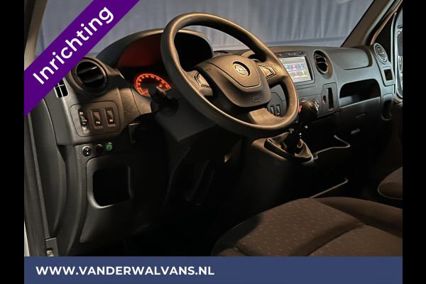 Opel Movano 2.3 CDTI 146pk L2H2 inrichting Euro6 Airco | omvormer | Camera | Navigatie | 2500kg trekhaak cruisecontrol, imperiaal, parkeersensoren, trap, bijrijdersbank