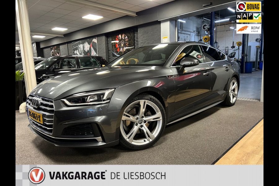 Audi A5 Sportback 1.4 TFSI Sport 3X S-line Edition,navi,stoelverw,19 inch,boeken