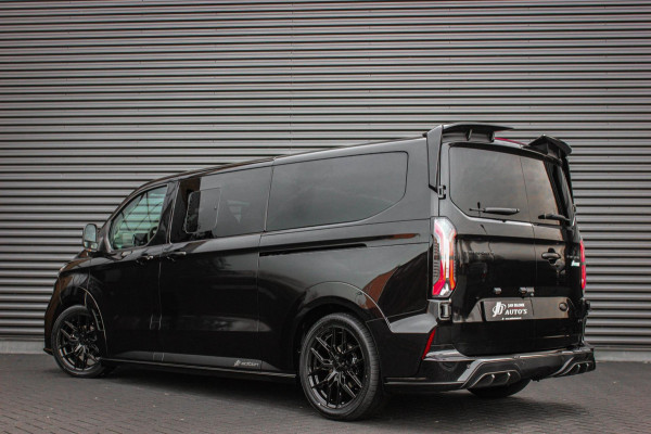 Ford Transit Custom 320 2.0 TDCI L2H1 MS- RT DC AWD DUBBEL CABINE BPM VRIJ / KUIPSTOELEN / DIRECT RIJDEN / NAVIGATIE / FULL BLACK