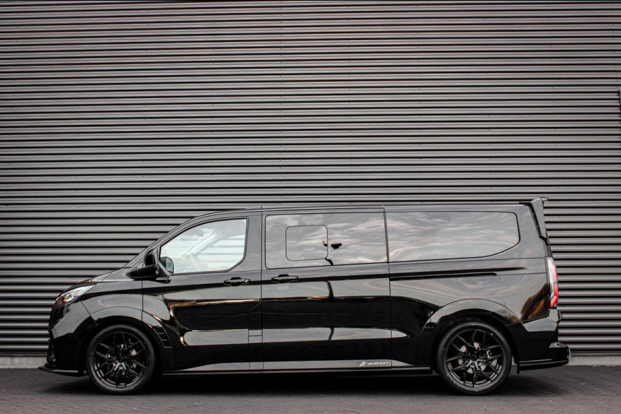 Ford Transit Custom 320 2.0 TDCI L2H1 MS- RT DC AWD DUBBEL CABINE BPM VRIJ / KUIPSTOELEN / DIRECT RIJDEN / NAVIGATIE / FULL BLACK