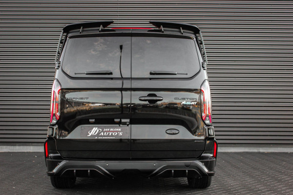 Ford Transit Custom 320 2.0 TDCI L2H1 MS- RT DC AWD DUBBEL CABINE BPM VRIJ / KUIPSTOELEN / DIRECT RIJDEN / NAVIGATIE / FULL BLACK