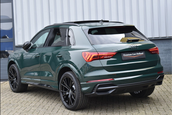 Audi Q3 45 TFSI e 245 Pk S-Line Goodwood Green Pano Navi Leder Matrix Trekhaak 20 Inch