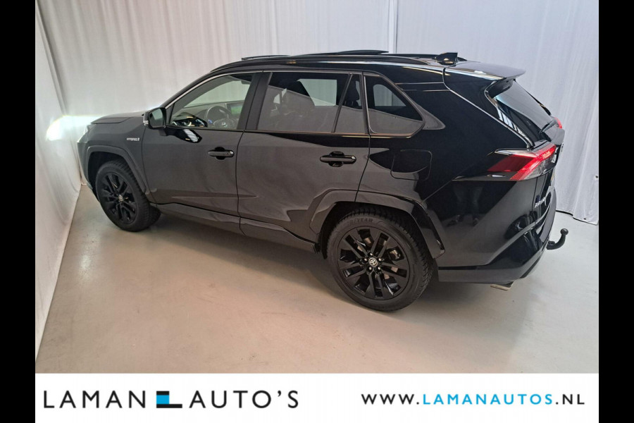 Toyota RAV4 2.5 Hybrid 218pk Black Edition | Panorama JBL CarPlay Halfleder ECC Nav 19" LMV ACC 360 Camera BSM Trekhaak | Hybrid Voorschoten