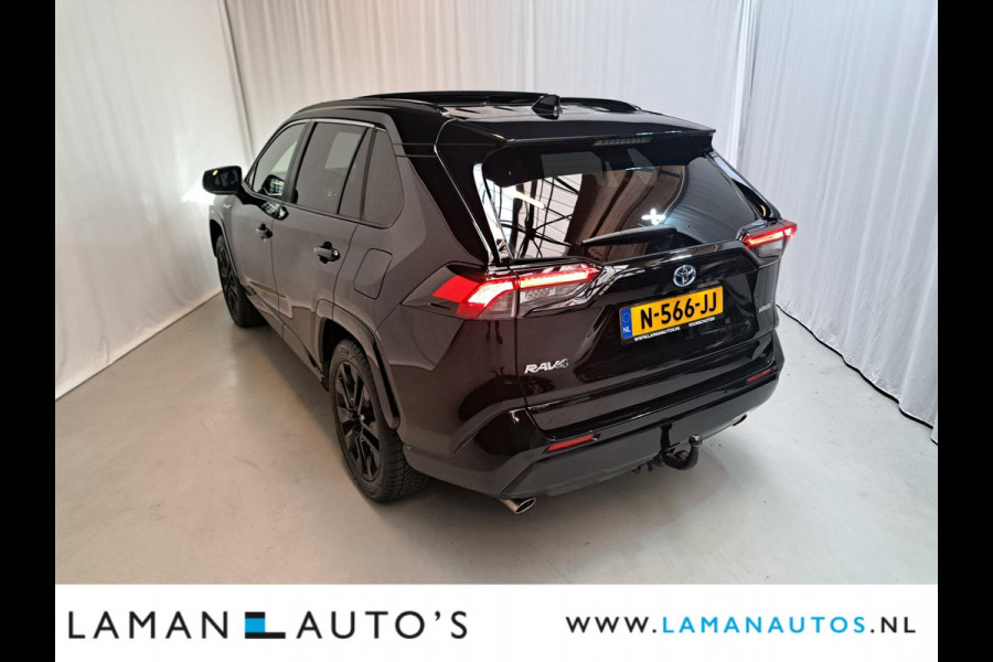 Toyota RAV4 2.5 Hybrid 218pk Black Edition | Panorama JBL CarPlay Halfleder ECC Nav 19" LMV ACC 360 Camera BSM Trekhaak | Hybrid Voorschoten