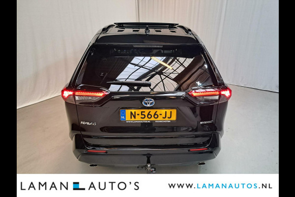 Toyota RAV4 2.5 Hybrid 218pk Black Edition | Panorama JBL CarPlay Halfleder ECC Nav 19" LMV ACC 360 Camera BSM Trekhaak | Hybrid Voorschoten