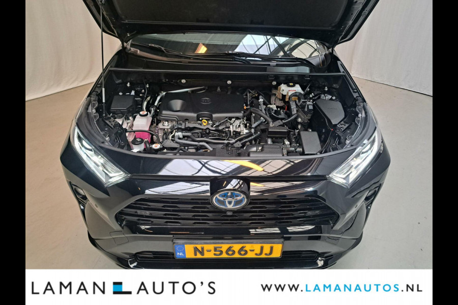 Toyota RAV4 2.5 Hybrid 218pk Black Edition | Panorama JBL CarPlay Halfleder ECC Nav 19" LMV ACC 360 Camera BSM Trekhaak | Hybrid Voorschoten