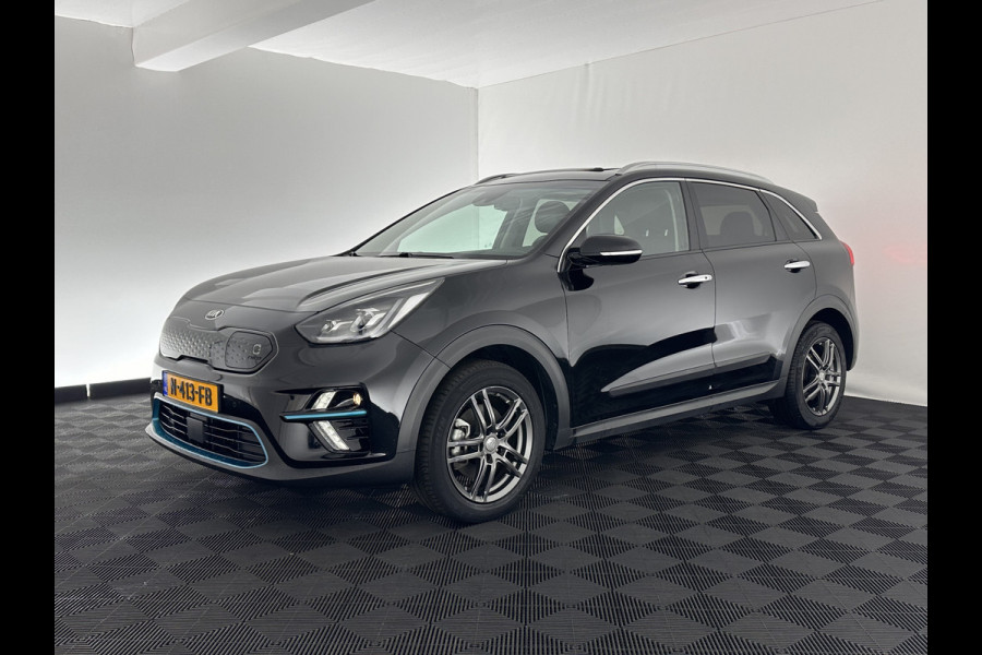 Kia e-Niro DynamicPlusLine 64 kWh [ 3-Fase ] Aut *PANO | NAVI-FULLMAP | FULL-LED | DIGI-COCKPIT | ADAPT.CRUISE | CAMERA | KEYLESS | FULL-LEATHER | DAB+ | CARPLAY | SHIFT-PADDLES | LANE-ASSIST | COMFORT-SEATS | 17''ALU*