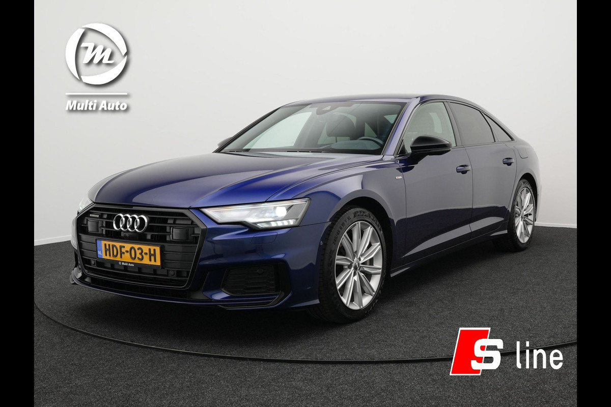 Audi A6 Limousine 50 TFSI e Quattro S Line Plug In Hybrid PHEV | Adaptive Cruise | Bang & Olufsen | Virtual | 3D & 360 Camera | Head Up | Sportstoelen Verwarmd |  Apple Carplay | Virtual | Keyless |