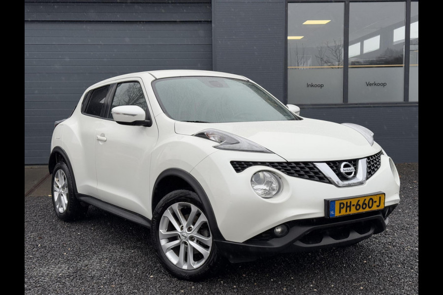 Nissan Juke 1.2 DIG-T S/S N-Connecta 1e Eigenaar,Navi,Clima,Cruise,Camera,Trekhaak,Dealer Onderhouden,N.A.P,116pk,6 Bak,APK tot 07-2025