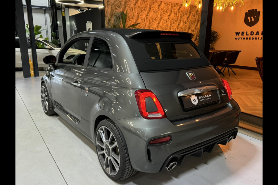 Fiat 500 1.4 T-Jet Abarth Turismo Cabriolet Garantie Sportuitlaat Carplay DigitaleDash Navi Schakelflippers Leder Spoiler Rijklaar