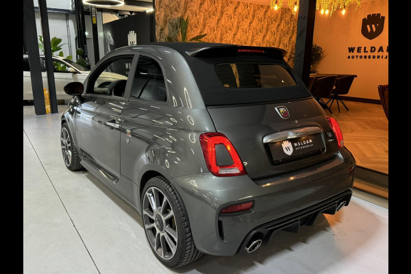 Fiat 500 1.4 T-Jet Abarth Turismo Cabriolet Garantie Sportuitlaat Carplay DigitaleDash Navi Schakelflippers Leder Spoiler Rijklaar