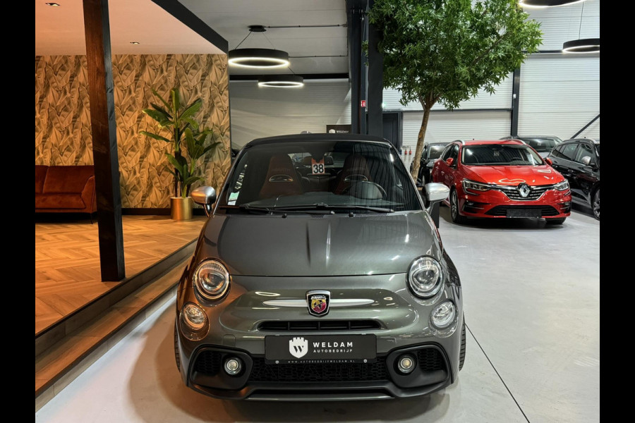 Fiat 500 1.4 T-Jet Abarth Turismo Cabriolet Garantie Sportuitlaat Carplay DigitaleDash Navi Schakelflippers Leder Spoiler Rijklaar