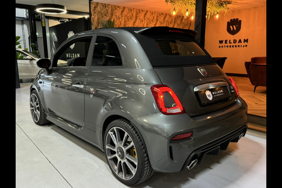 Fiat 500 1.4 T-Jet Abarth Turismo Cabriolet Garantie Sportuitlaat Carplay DigitaleDash Navi Schakelflippers Leder Spoiler Rijklaar