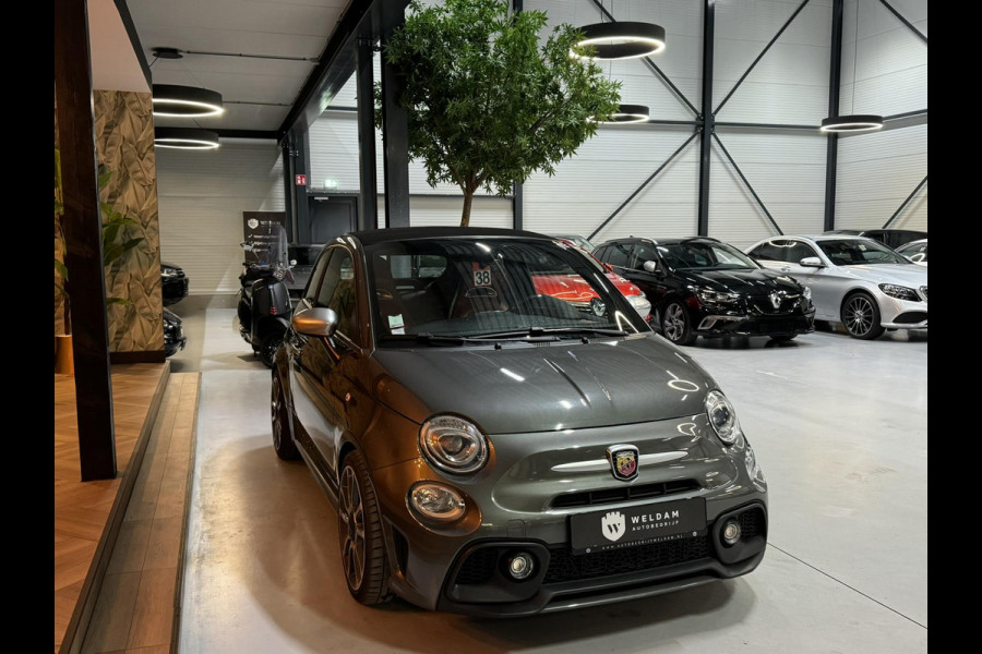 Fiat 500 1.4 T-Jet Abarth Turismo Cabriolet Garantie Sportuitlaat Carplay DigitaleDash Navi Schakelflippers Leder Spoiler Rijklaar