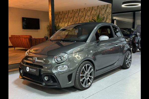 Fiat 500 1.4 T-Jet Abarth Turismo Cabriolet Garantie Sportuitlaat Carplay DigitaleDash Navi Schakelflippers Leder Spoiler Rijklaar