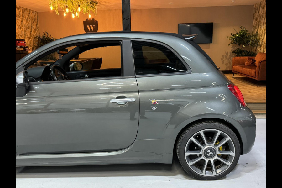 Fiat 500 1.4 T-Jet Abarth Turismo Cabriolet Garantie Sportuitlaat Carplay DigitaleDash Navi Schakelflippers Leder Spoiler Rijklaar