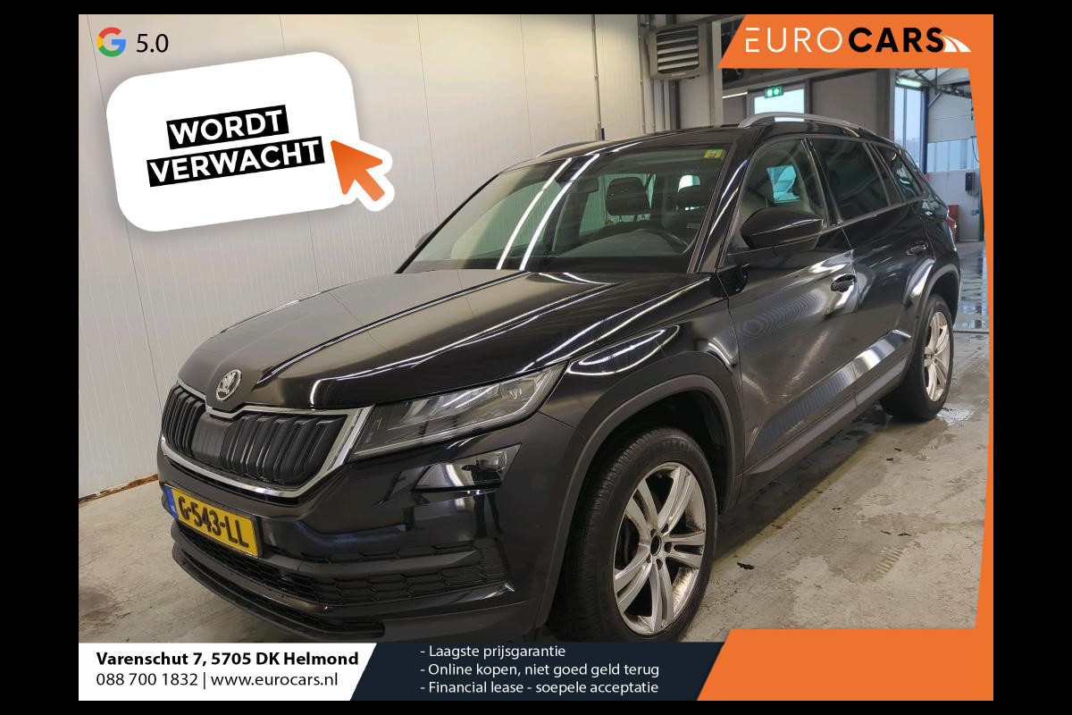 Škoda Kodiaq 1.5 TSI Limited Business Edition 7p. Airco|ECC Leder Alcantara Trekhaak Navigatie Adaptive Crusie Control 7-Persoons Elektrische achterklep Privacy Glass Full LED