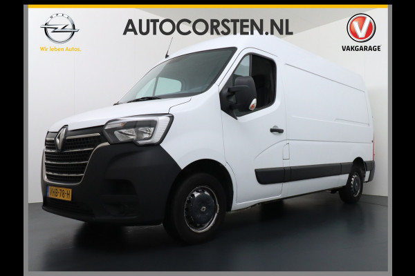 Renault Master T35 2.3dCi 135pk L2H2 3p Navi Camera Airco Pdc Trekhaak Cruise Control R-Link Nieuw Model ! Bluetooth DAB Led Regensensor Betonplex Vloer Lat om Lat Betimmering 1e Eigenaar 2.500kg Trekgewicht Euro 6