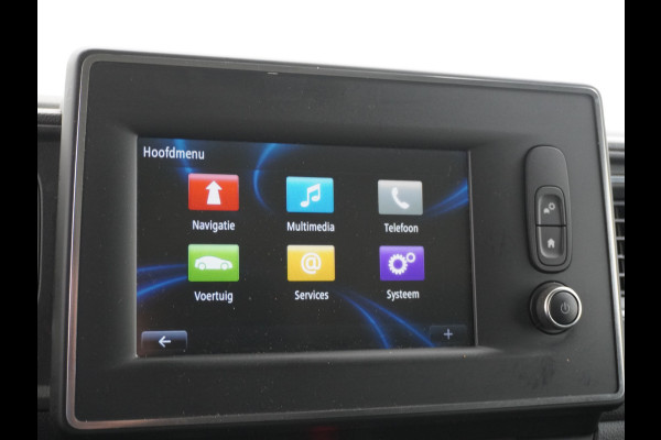 Renault Master T35 2.3dCi 135pk L2H2 3p Navi Camera Airco Pdc Trekhaak Cruise Control R-Link Nieuw Model ! Bluetooth DAB Led Regensensor Betonplex Vloer Lat om Lat Betimmering 1e Eigenaar 2.500kg Trekgewicht Euro 6