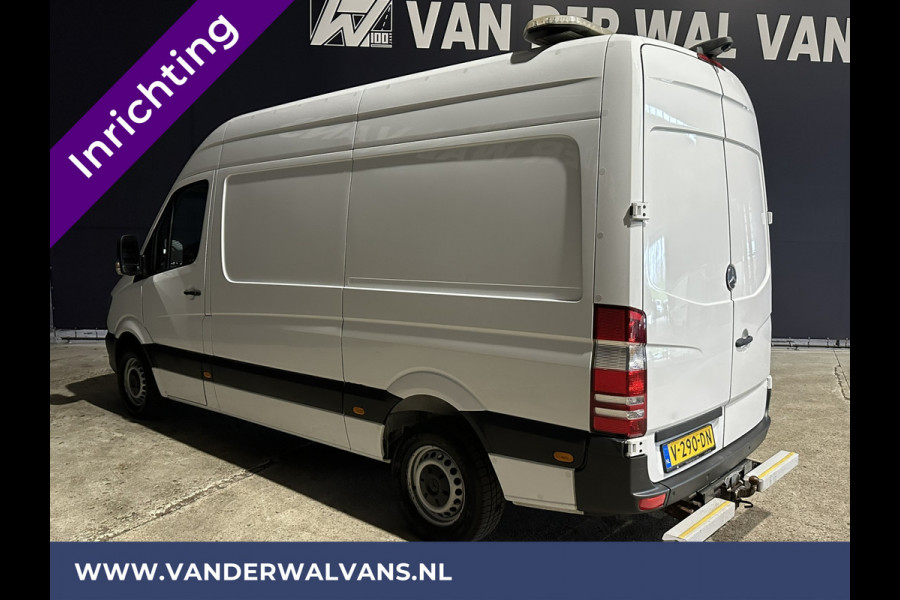 Mercedes-Benz Sprinter 316 CDI 164pk L2H2 inrichting Airco | 2800kg trekhaak | Camera | Omvormer | Cruisecontrol Chauffeursstoel, Parkeersensoren