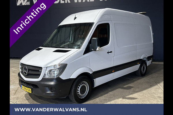 Mercedes-Benz Sprinter 316 CDI 164pk L2H2 inrichting Airco | 2800kg trekhaak | Camera | Omvormer | Cruisecontrol Chauffeursstoel, Parkeersensoren