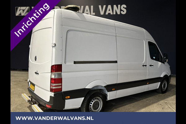 Mercedes-Benz Sprinter 316 CDI 164pk L2H2 inrichting Airco | 2800kg trekhaak | Camera | Omvormer | Cruisecontrol Chauffeursstoel, Parkeersensoren