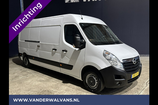 Opel Movano 2.3 CDTI 146pk L3H2 inrichting Euro6 Airco | Omvormer | Camera | Navigatie | Cruisecontrol Trekhaak, Parkeersensoren, Bijrijdersbank