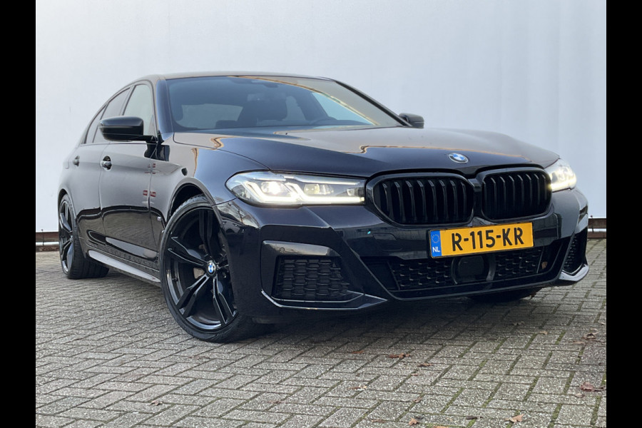 BMW 5 Serie 520i High Executive M-Sport Aut. Adap.Cruise Elek.Klep Stoel/Stuurverw. UITSTRALING!