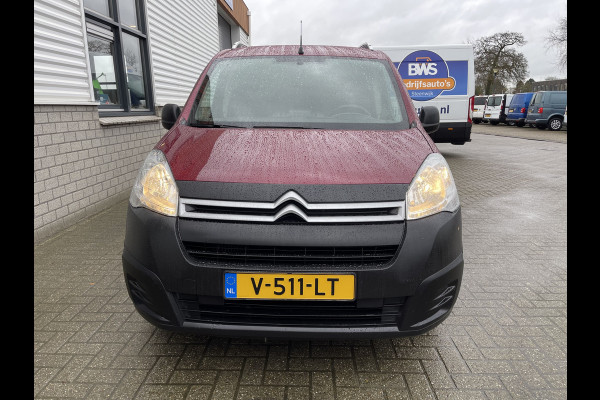 Citroën Berlingo 1.6 BlueHDI 75 Comfort / vaste prijs rijklaar € 7950 ex btw / lease vanaf € 146 / euro 6 diesel / airco / cruise / navi / dakrails / bordeaux rood metallic