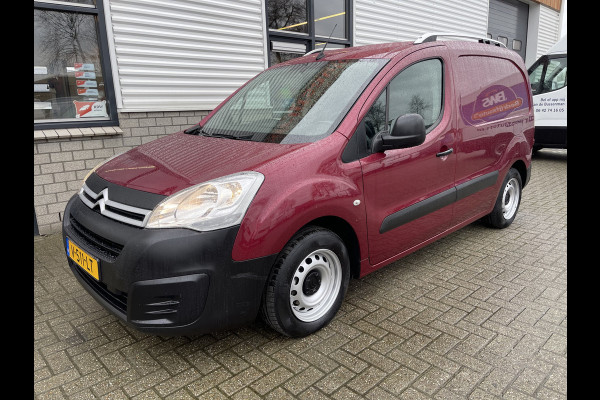 Citroën Berlingo 1.6 BlueHDI 75 Comfort / vaste prijs rijklaar € 7950 ex btw / lease vanaf € 146 / euro 6 diesel / airco / cruise / navi / dakrails / bordeaux rood metallic