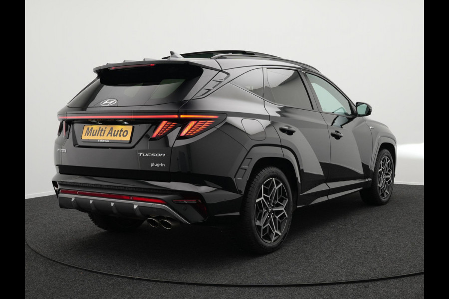 Hyundai Tucson 1.6 T-GDI N Line 4WD Plug in Hybrid 265pk PHEV | Panodak | Alcantara Sportstoelen Memory & Ventilatie | Adaptive Cruise | Krell Audio | Apple Carplay | Navigatie | 360 Camera | Virtual | L.M. 19" |