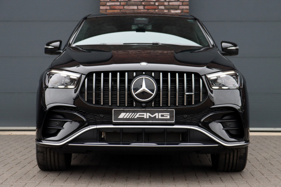 Mercedes-Benz GLE Coupé AMG 53 Hybrid 4MATIC+ Premium+ Aut9 | Luchtvering | Distronic Pro | Memory | Verwarmd Stuurwiel | Burmester | Panoramadak | AMG Drive Unit | Keyless Go | Luchtreinigingspakket | Soft-Close |