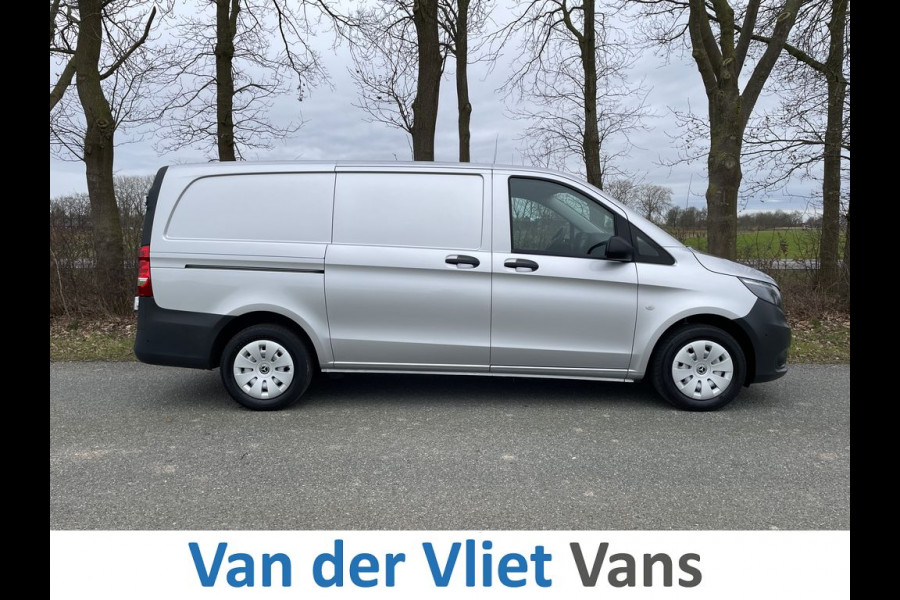 Mercedes-Benz Vito 114 CDI E6 Automaat Lang BPM Vrij! Lease €429p/m, Airco, Navi+Camera, PDC V+A, Aluca inrichting, 2 schuifdeuren, Onderhoudshistorie aanwezig