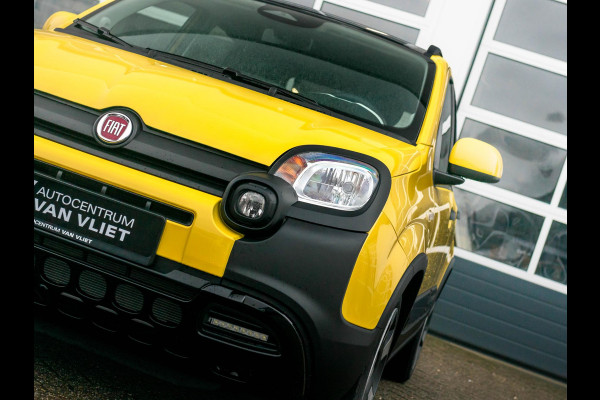 Fiat Panda Hybrid Pandina | Uit voorraad leverbaar | Airco | Cruise | Priv Glass | Dakrails | 15" | PDC | Apple Carply | Bicolore