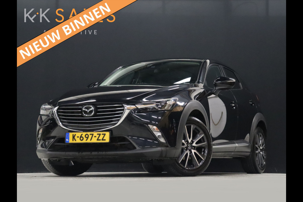 Mazda CX-3 2.0 SkyActiv-G 120 GT-M [CAMERA, BOSE AUDIO, HUD, STOELVERWARMING, VOL LEDER, BLUETOOTH, NAVI, ADAP. CRUISE, CLIMATE, NIEUWSTAAT]